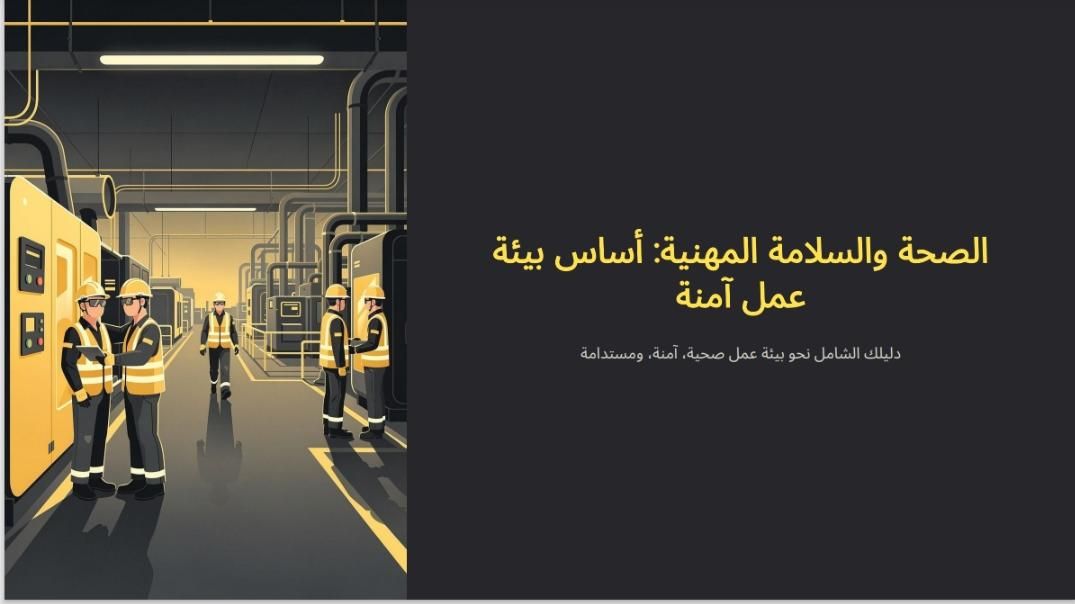 A course on occupational health and safety 